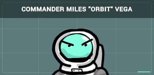 Commander Miles "Orbit" Vega, a caller in Scam With Your Friends